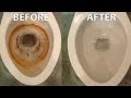 How to Easily Remove Hard Water and Rust Stains From a Toilet or Any Porcelain