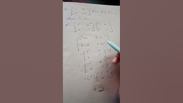 show that A2=-1 in matrices