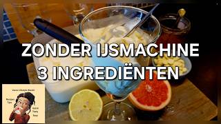 THE SECRET 🤫 3 ingredients ✅ Surinamese grapefruit ice cream 🍦 without an ice cream machine #fusi...