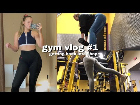 Gym Vlog #1 | Getting Back Into Shape | Hannah Garske