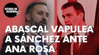 Imagen del video: Abascal vapulea a Sánchez tras la pregunta de Ana Rosa: 