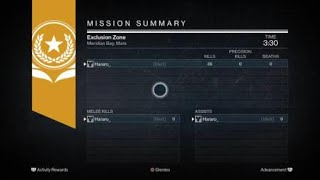 Destiny: Exclusion Zone Solo Speedrun Non SRL WR [3:30]
