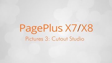 Serif PagePlus X7 & X8 Tutorial - Cutout Studio (3 of 3)