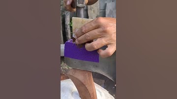 He make a beautiful axe handle with basic tools | True Temper Kelly Handmade #shorts