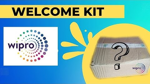 Welcome Kit Wipro 2022 | Elite (Project Engineer) | Kailash Namata