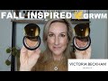 FALL INSPIRED 🍁 GRWM| FT. NEW! VICTORIA BECKHAM LID LUSTRE IN HONEY AND TEA ROSE | PLUS OTHER FAVES!