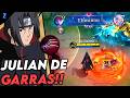 A BUILD A SECRETA DO ITACHI DE GARRAS! - JULIAN GAMEPLAY | Mobile Legends