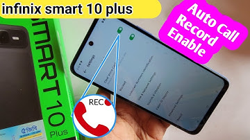 infinix smart 10 plus Auto call record enable // Call recording settings