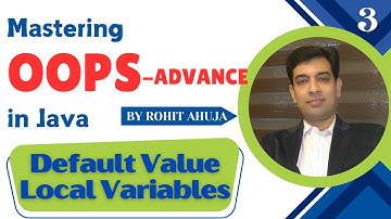 Default Values - Local Variables in Java