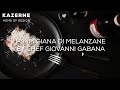 Parmigiana di melanzane  recipe by chef giovanni gabana