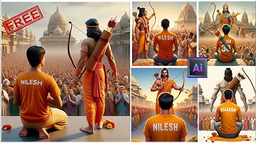 bing image create Jay shree ram | How to create Jay Shri Ram 3D ai photo | jay shree Ram insta story