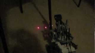 obstacle detection / collision avoidance- lego car with NXT camera sensor and laser.m4v