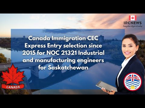 CEC Express Entry for NOC 21321 Industrial and manufacturing engineers for Saskatchewan since 2015