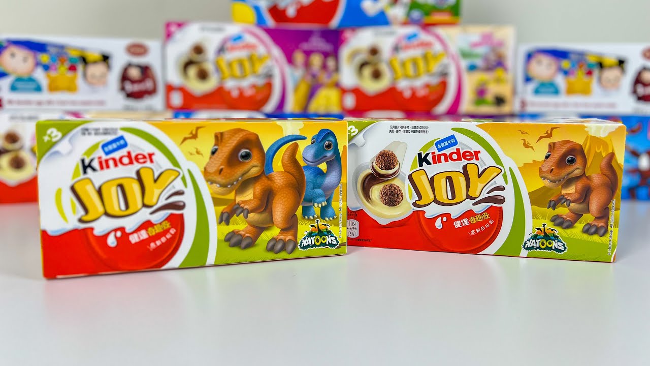 6 Kinder Joy Eggs （Natoons Dinosaur）→ Pure Depression in 4 Minutes (No Talking) 😭💔🦕