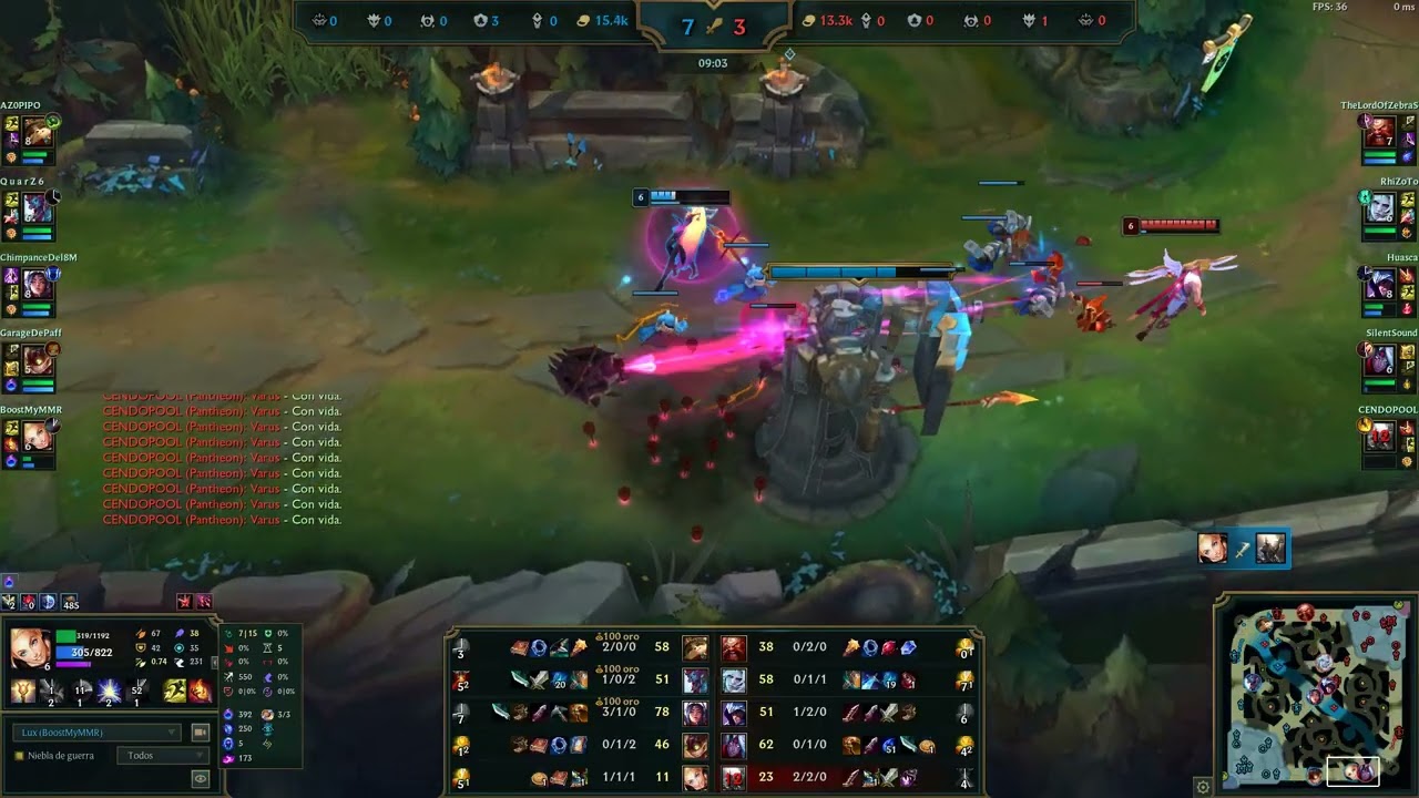 Lux & Ziggs VS Pantheon & Varus