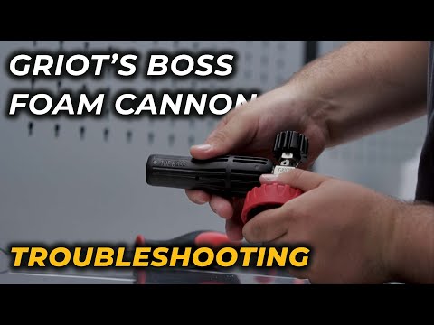 Troubleshooting Tips for the BOSS Foam Cannon from Griot's!