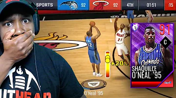 91 OVR SHAQ SHOOTING 3-POINTERS LIKE CURRY! NBA Live Mobile 19 Season 3 Gameplay Ep. 8