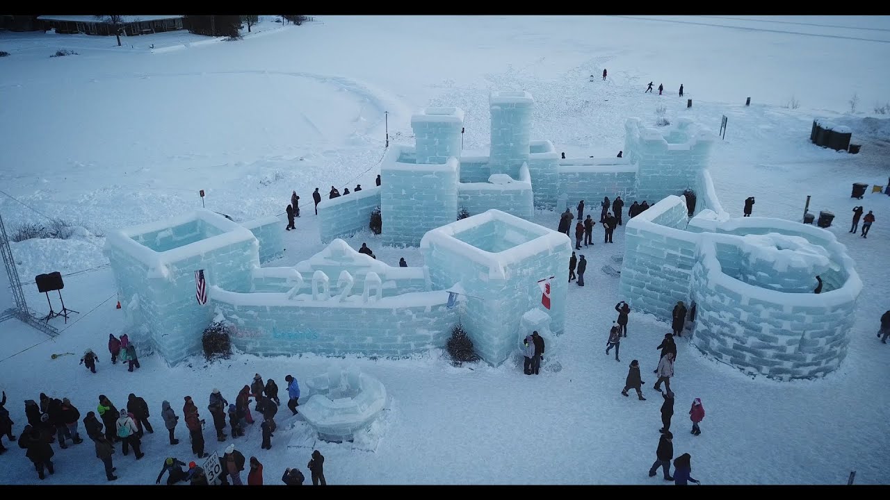 Saranac Lake Winter Carnival Ice Palace Youtube