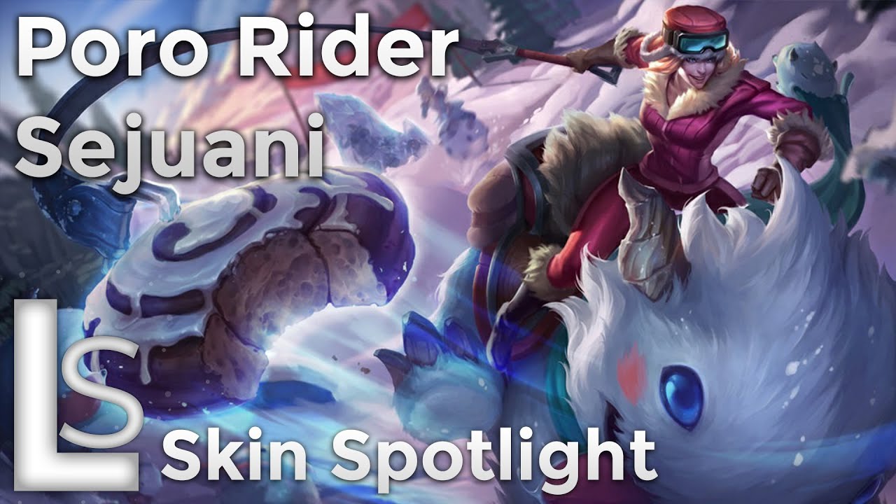 Poro Rider Sejuani - Skin Spotlight - Winter Wonder Collection - League of Legends