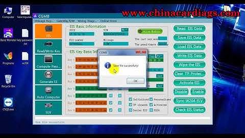 How to program MK3 Mercedes Emulator by CGDI MB
