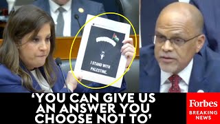 WATCH: Elise Stefanik Explodes At NYC Public School Chief Over Teacher Who Posted ProHamas Content