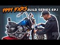 New build series ep1tearing down my 1991 harley davidson fxrs