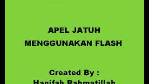 Tutorial Membuat Apel Jatuh Sederhana