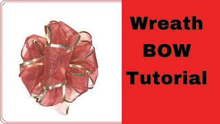 Pom Pom Bow & Wreath Bow - How to Make a Bow Series Part 5