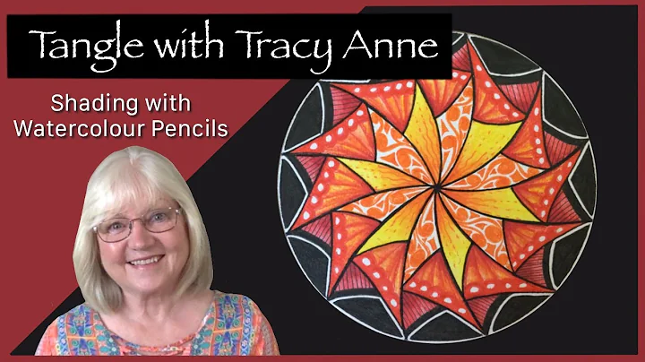 Tangle with Tracy Anne - Shading with WATERCOLOUR PENCILS