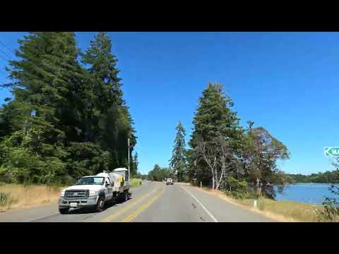 Driving from Shelton to Port Orchard, Washington