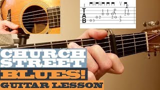Church Street Blues - Tony Rice - Intermediate Guitar Lesson with TAB Church Street Blues - Tony Rice - Intermediate Guitar Lesson with TAB