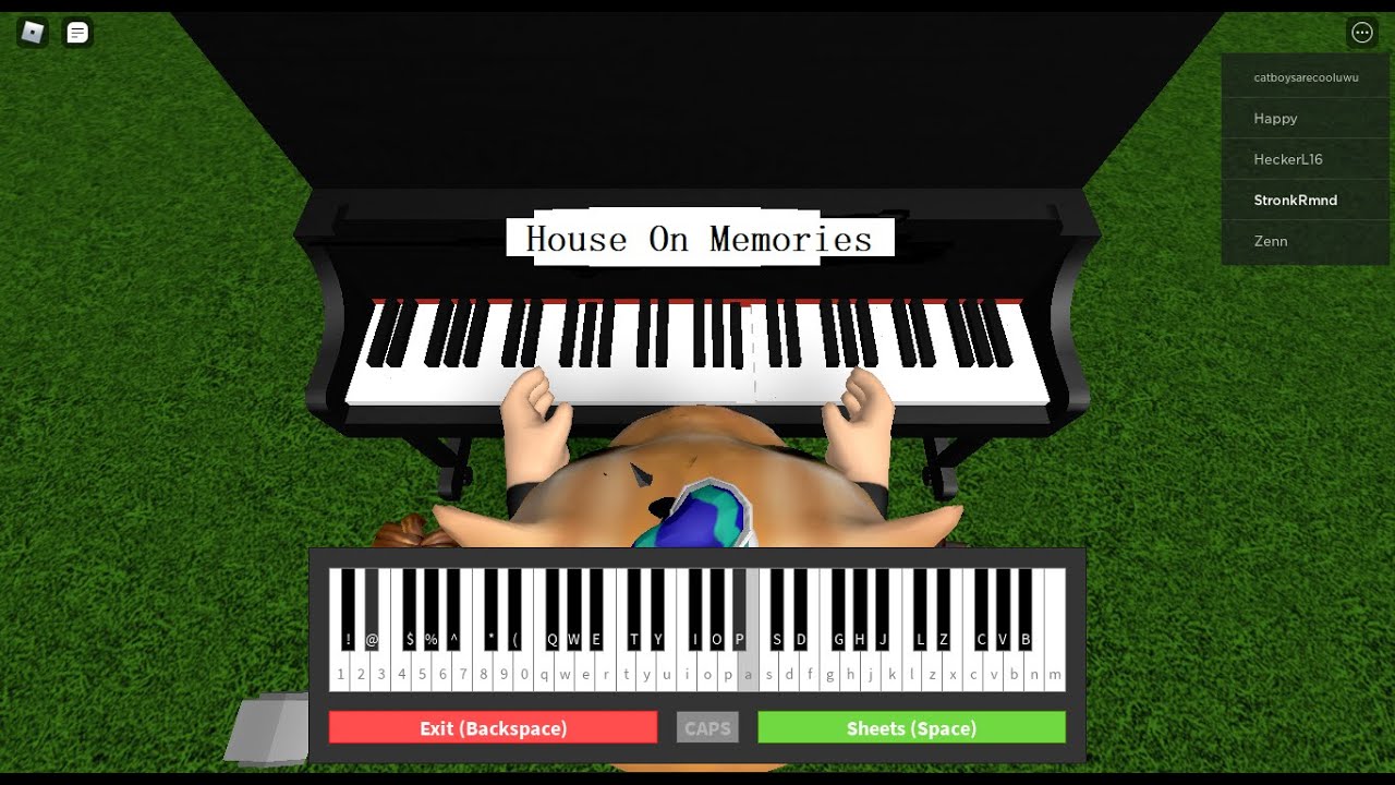 Roblox piano HOUSE OF MEMORIES (Sheets in desc) 