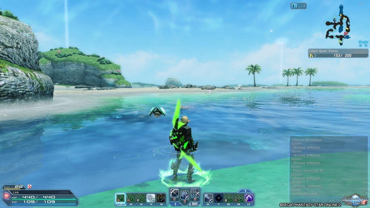 PSO2 Day 08 - Volcanic, Desert, Coast Questing