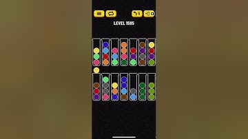 Ball sort Puzzle 1595.Bölüm