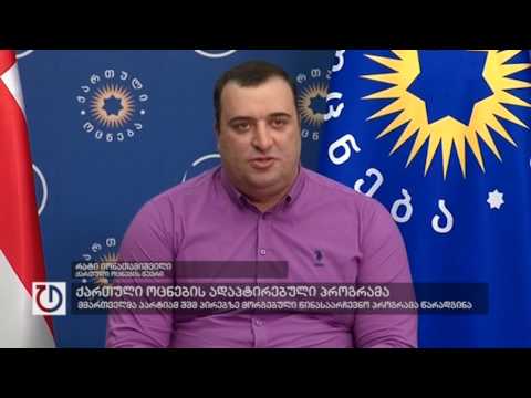 ქართული ოცნების ადაპტირებული პროგრამა