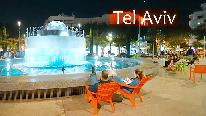 Fascinating TEL AVIV. Night Walk Through the STREE...