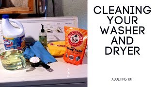 Did you know are supposed to clean your washer and dyer every month? i
didn't. in this video will walk through the steps of how wash
toploa...