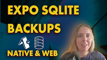 Expo SQLite tutorial: Import and Export on Native and Web