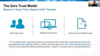 Zero Trust Presentation at the ISMG Cyber Security Summit
