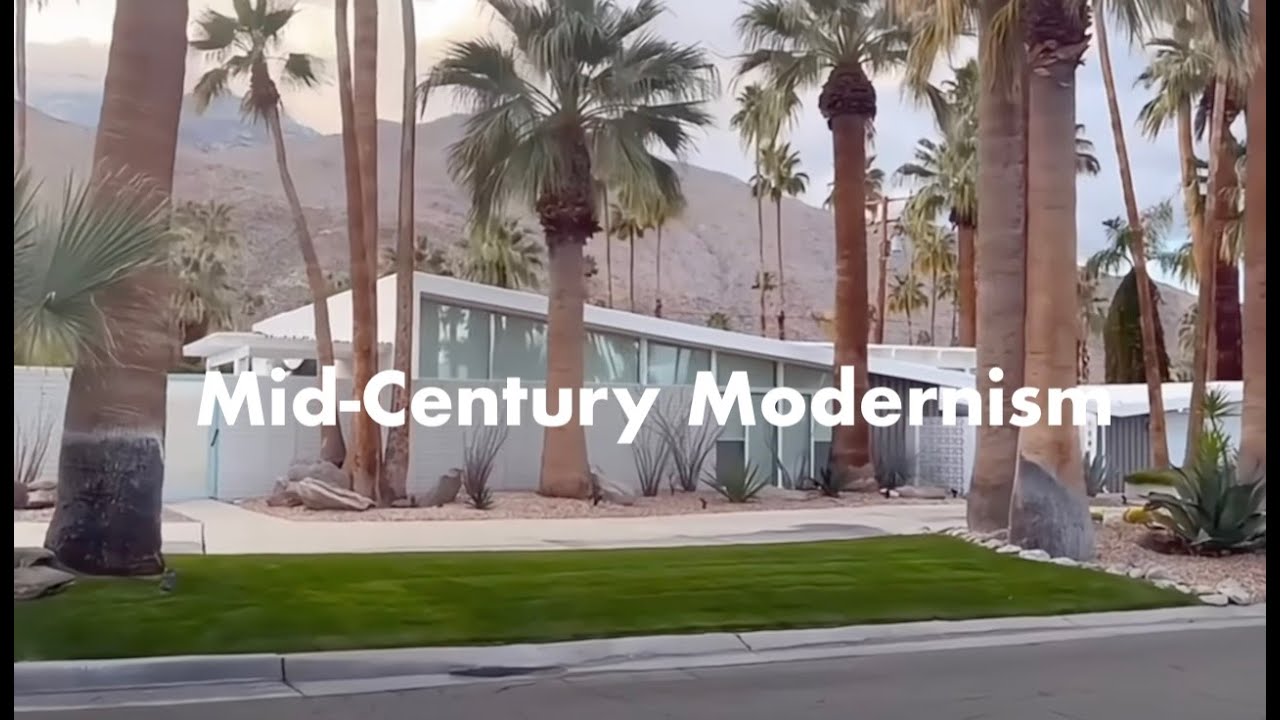 MODERNISM WEEK in Palm Springs EVENING STROLL  Mid- Century Houses