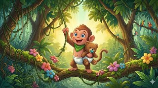 Song for Kids & Toddlers | Jolly Kids Music Box| Puki the Baby Monkey 