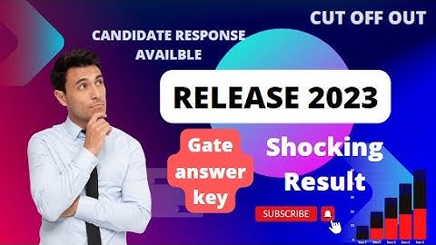 Shocking Result Gate 2023 😱 || GATE Exam Candidate Response Available Now || Check your Answer sheet