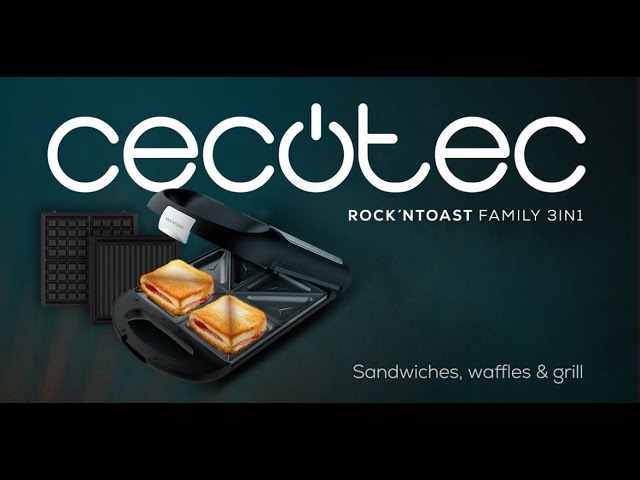 Rock'nToast Square Sandwichera grill Cecotec