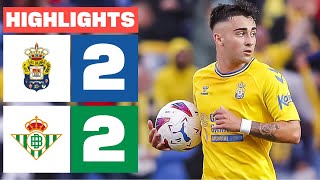 UD LAS PALMAS 2 - 2 REAL BETIS | RESUMEN LALIGA EA SPORTS