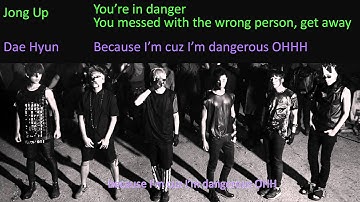 B.A.P - Badman [Color Coded English+Romanized Subs Lyrics]