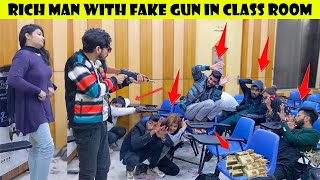 Classroom Prank With Fake Gun - Part 2 @decentboysprank