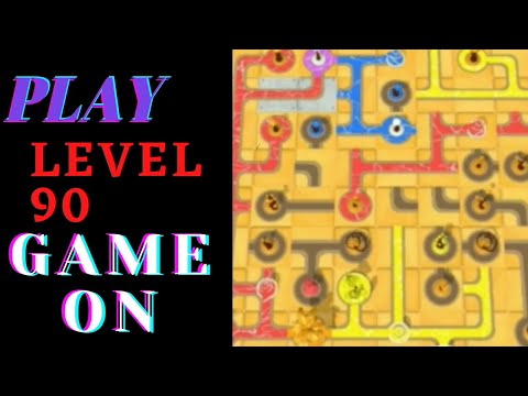 water connect puzzle level 90, complete level gameplay, walkthrough solution.