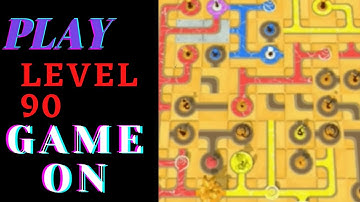 water connect puzzle level 90, complete level gameplay, walkthrough solution.