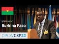 Burkina faso statement by mr issa touridomon some at csp22