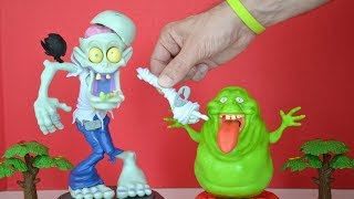 TotoyKids Jugando a Armar el Zombi con Pegajoso de Ghostbusters Niños contra Niñas!!! chords